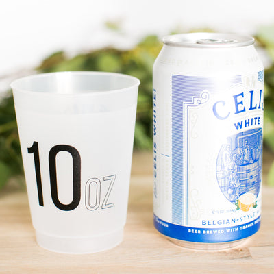 Custom 10oz Frosted Cups