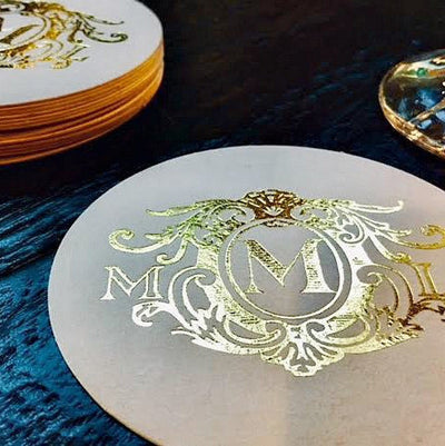 Personalized Wedding Coasters Design #1162
