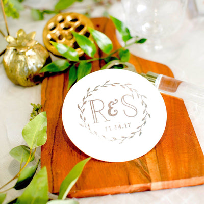 Personalized Wedding Coasters Design #1162