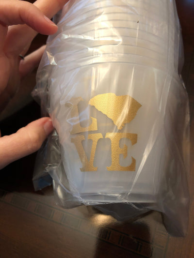 Personalized 9oz Frosted Cups