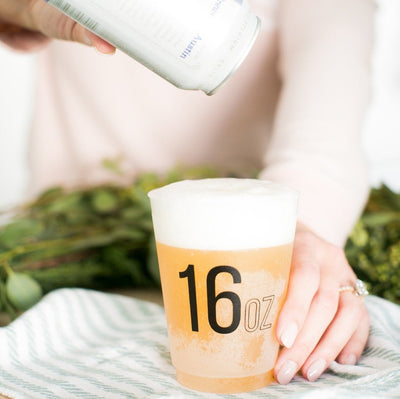 Full Color Wedding Crest Frosted Cups