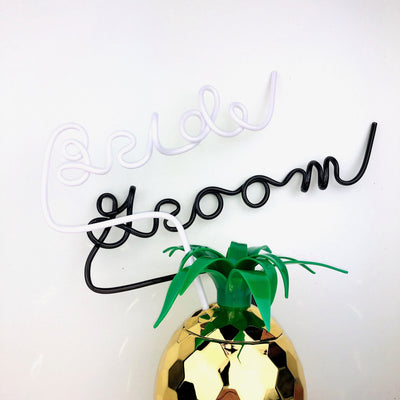 Custom Name Party Straws