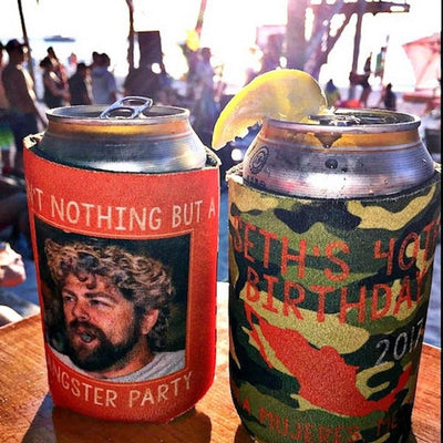 Custom Mariachi Print Can Coolers