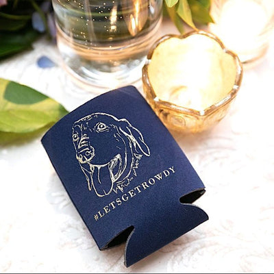 Custom Pet Portrait Can Coolers