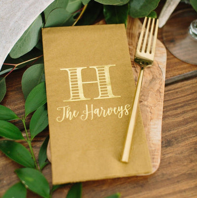 Personalized Monogram Guest Towels