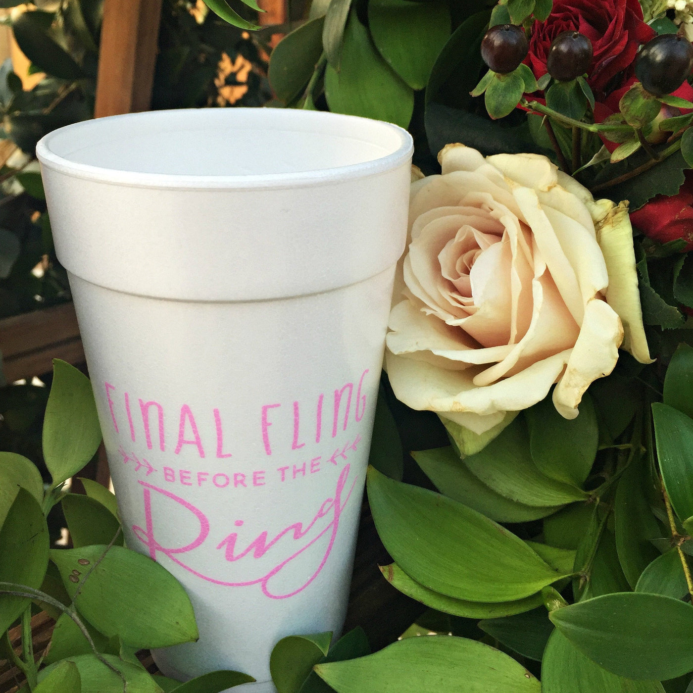 Baby Shower Gender Reveal Foam Cups #1959