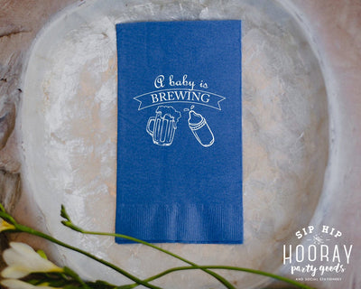 A Baby is Brewing Baby Shower Guest Towels #1959