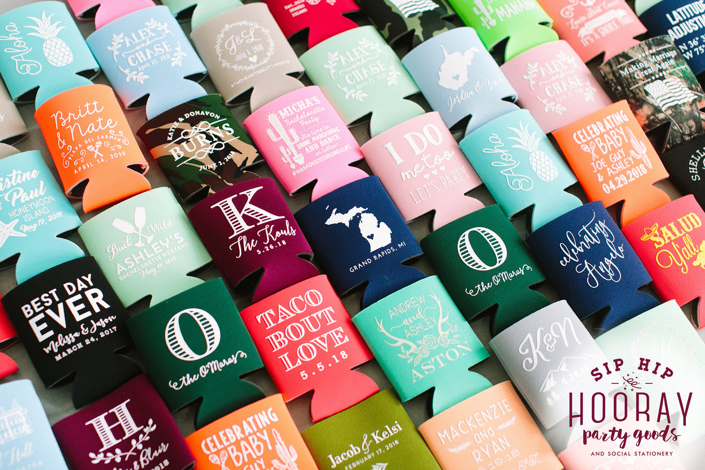 Neoprene Cheers to 30 Years Mountain Birthday Can Coolers #1963
