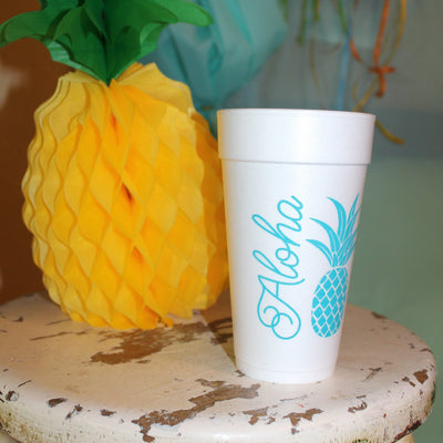 Cheers to 30 Years Mountain Birthday Foam Cups #1963