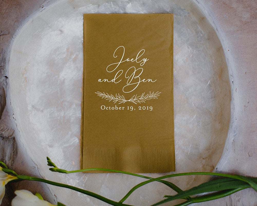 Personalized Monogram Guest Towels