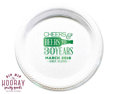 Birthday Party Cake Plates #1963
