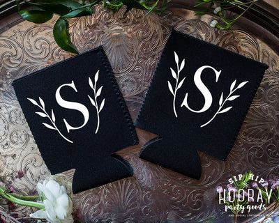 Monogrammed Wedding Neoprene Can Coolers, #1968