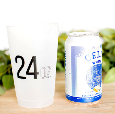 Personalized 24oz Frosted Cups
