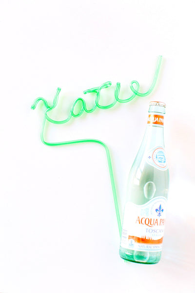 Custom Name Straws