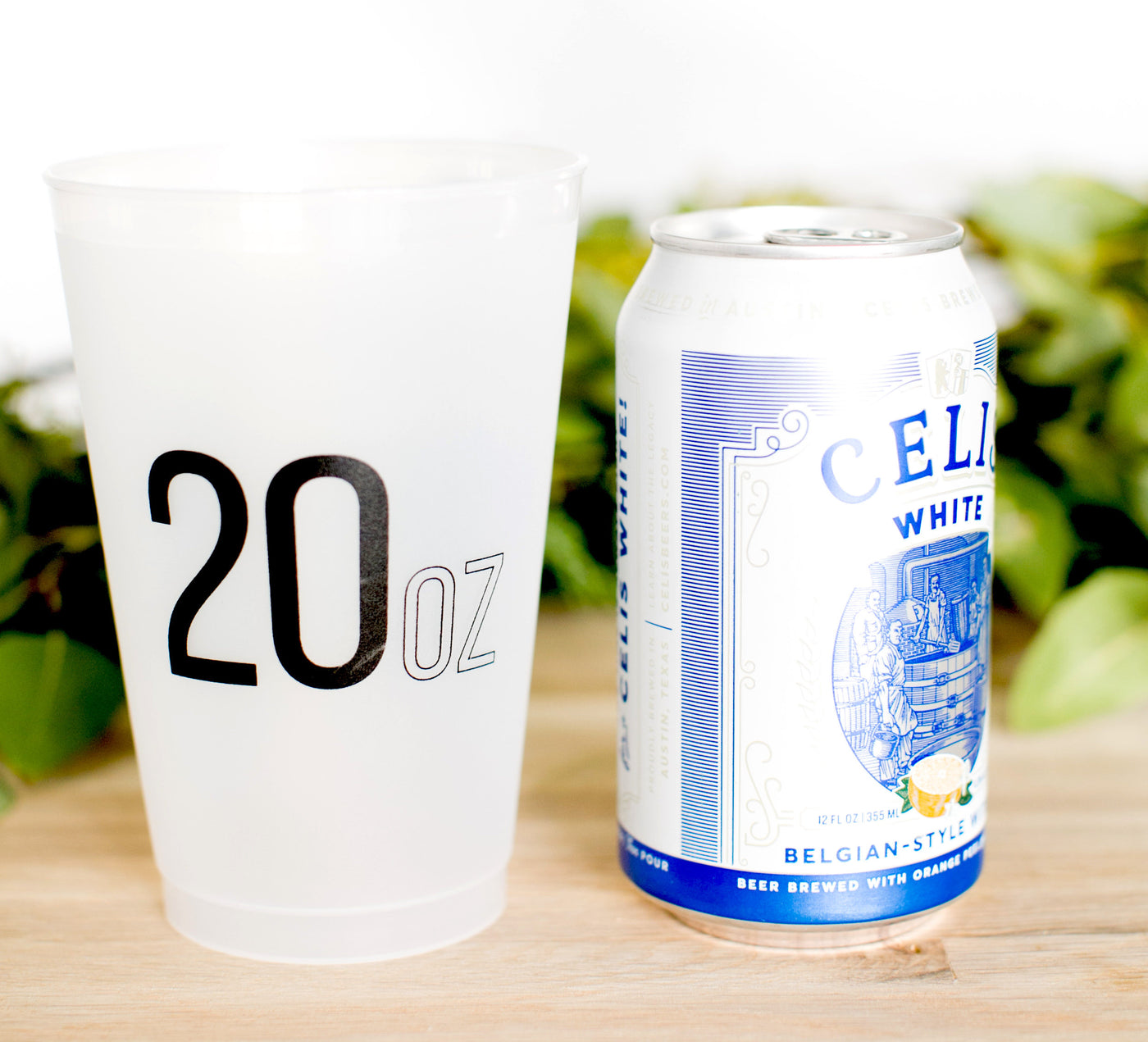 Custom Last Name 20oz Frosted Cups