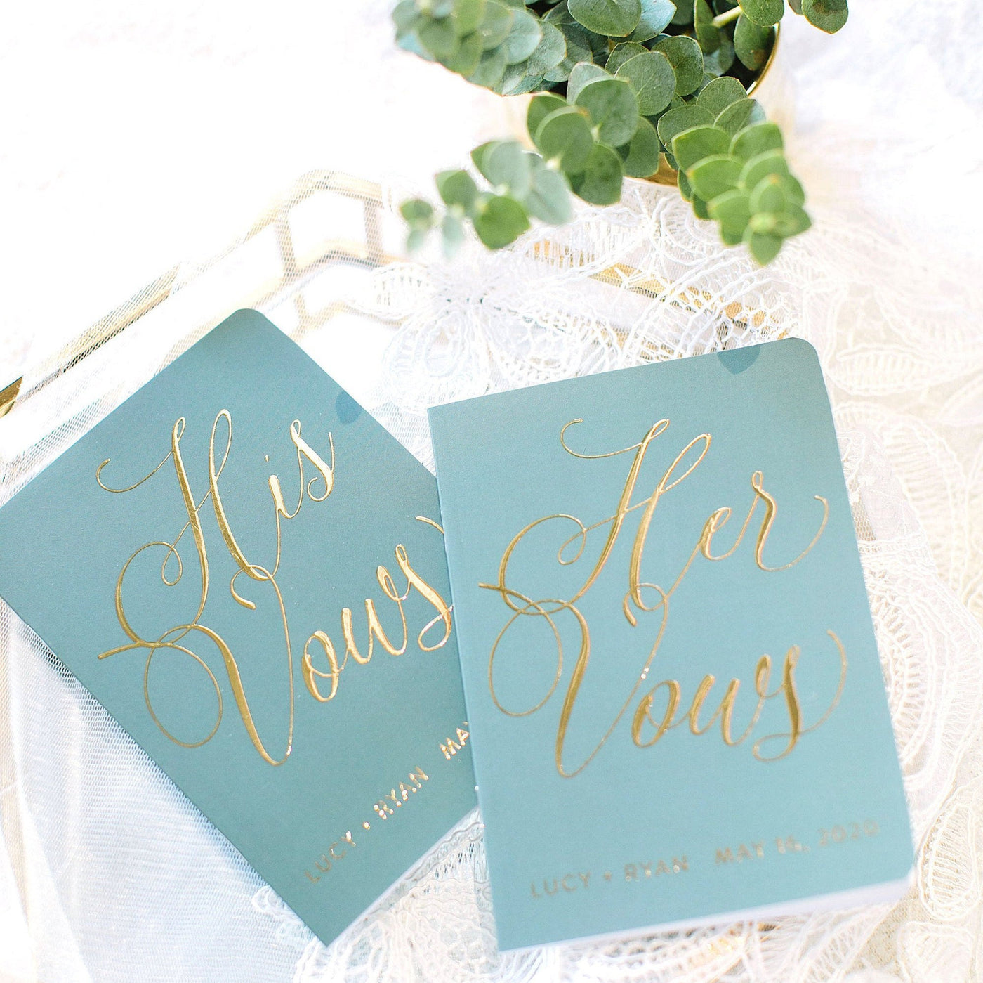 Personalized Vow Books