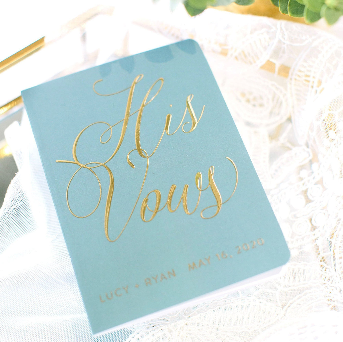 Personalized Vow Books