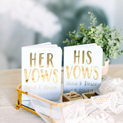 Personalized Vow Books