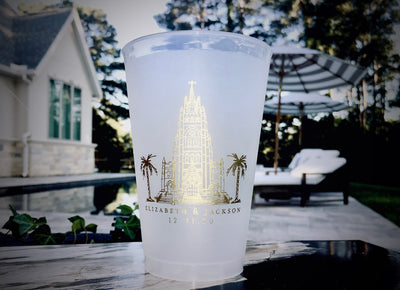 Venue Drawing 14oz Frosted Cups
