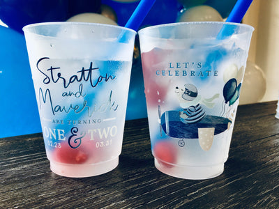 Full Color Pet Face Photo Frosted Cups