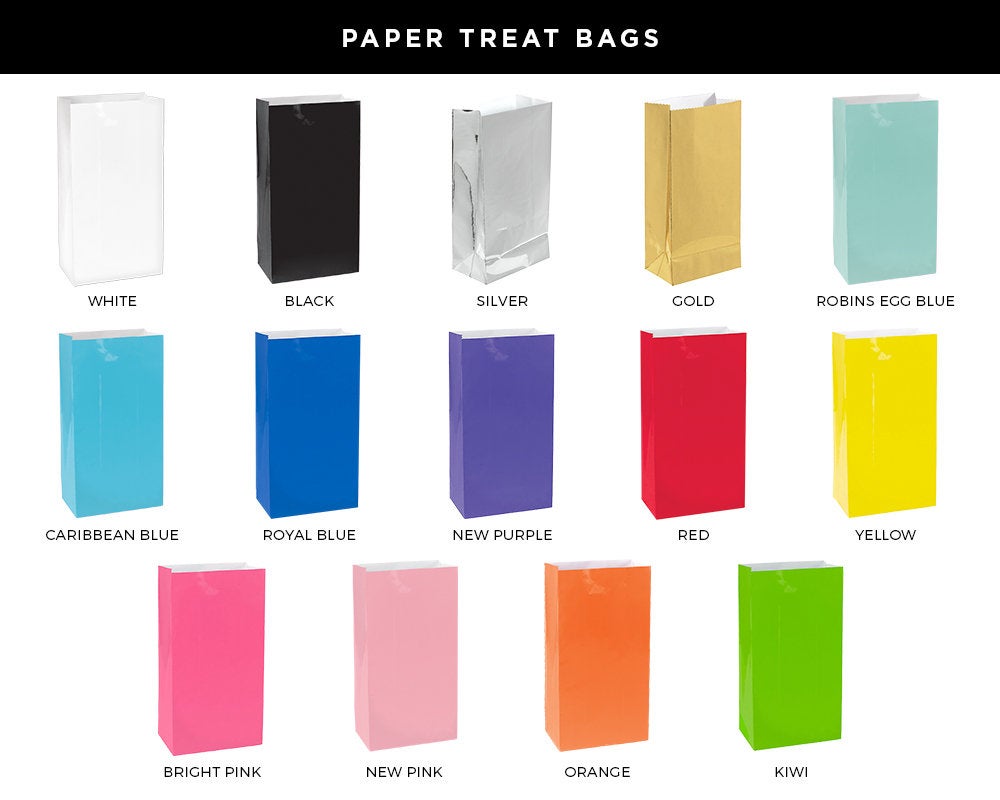 Custom Foil Paper Treat Bags