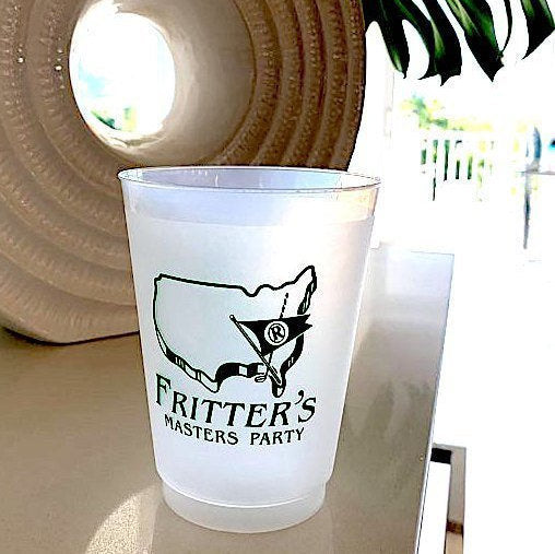 Masters Golf Party Frosted Cups