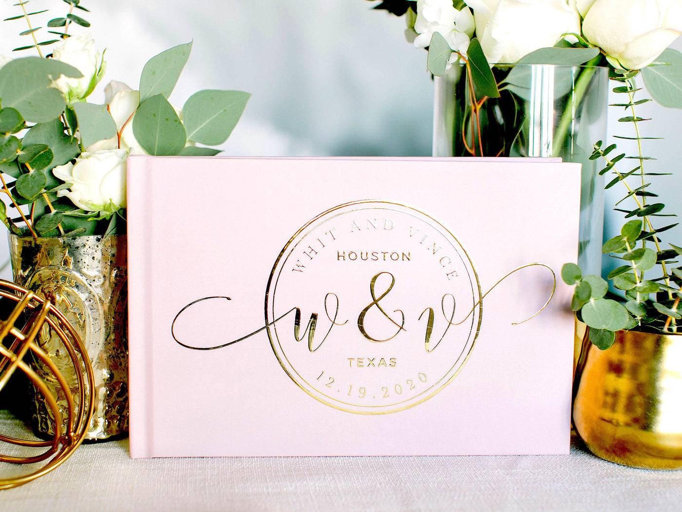 Personalized Wedding Guest Book