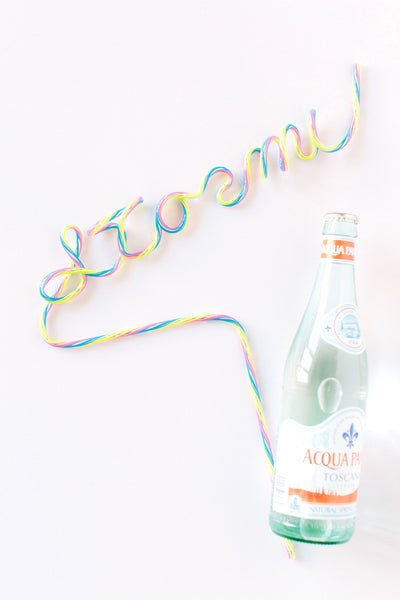 Custom Name Straws