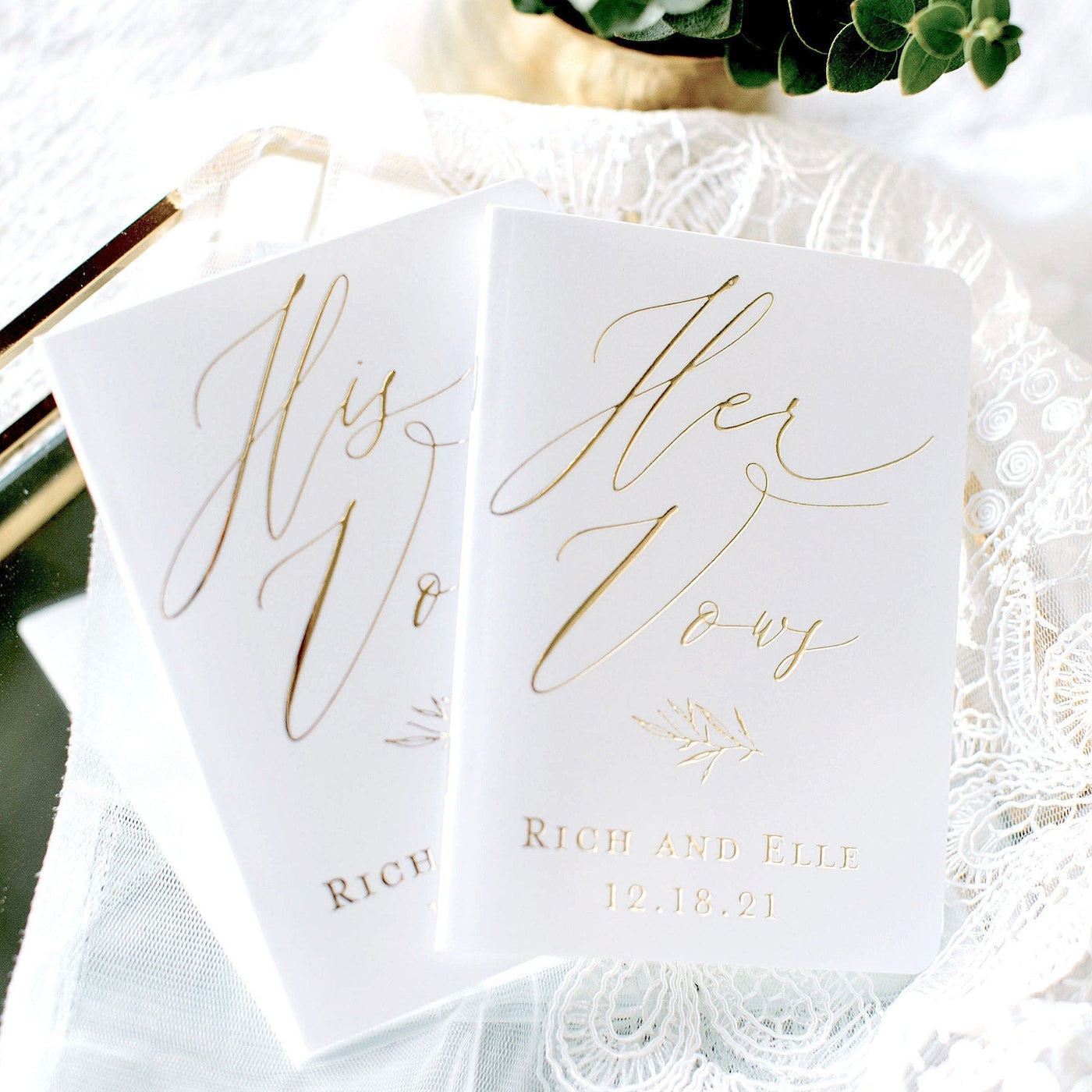 Personalized Vow Books