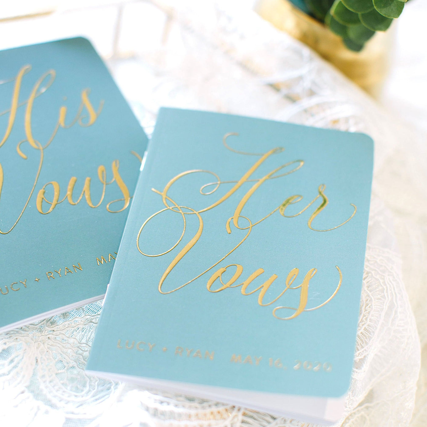 Custom Wedding Vow Books