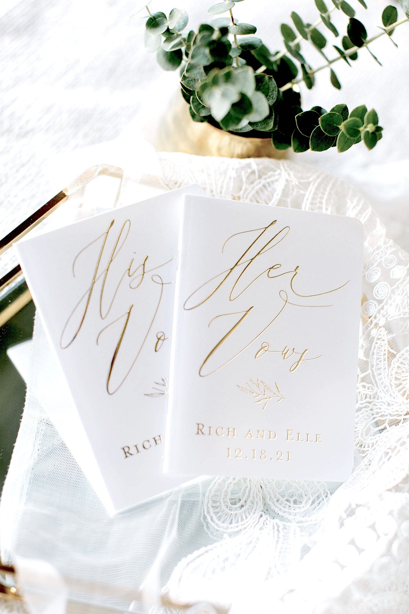 Personalized Vow Books