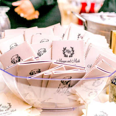 Neoprene Pet Drawing Wedding Can Coolers
