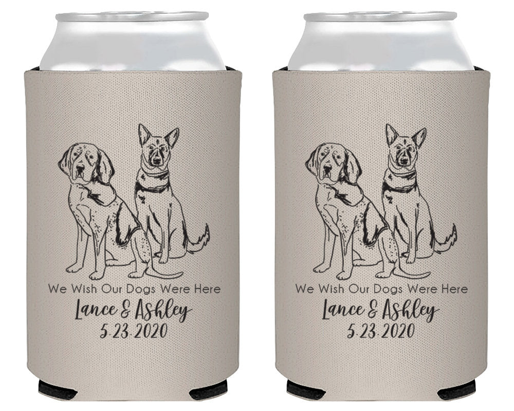 Custom Pet Art Can Coolers