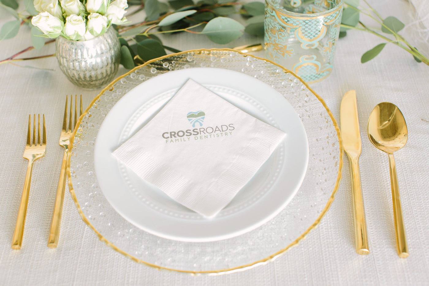 Full Color Logo Cocktail Napkins