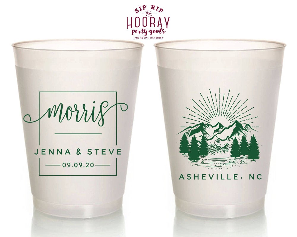 Wilderness Mountain Frosted Cups #1999