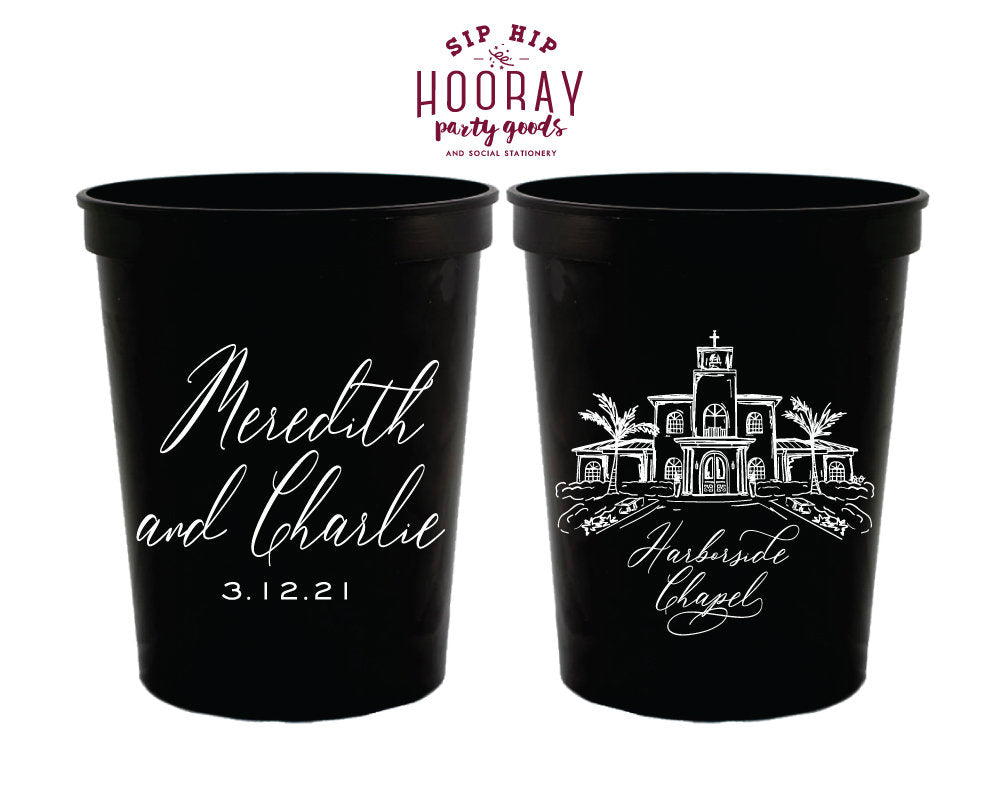 Wedding Venue Illustration Stadium Cups #2019