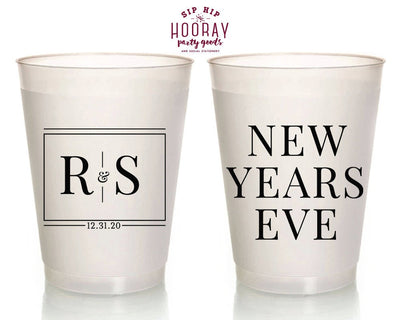 New Years Eve Party Frosted Cups #2029