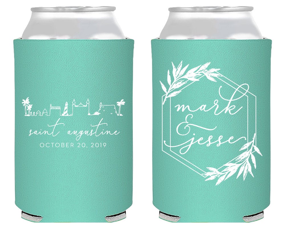 St. Augustine Skyline Can Coolers #2039