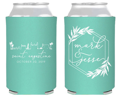 St. Augustine Skyline Can Coolers #2039