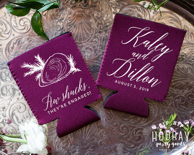 Aw Shucks! Personalized Neoprene Can Coolers, #2046