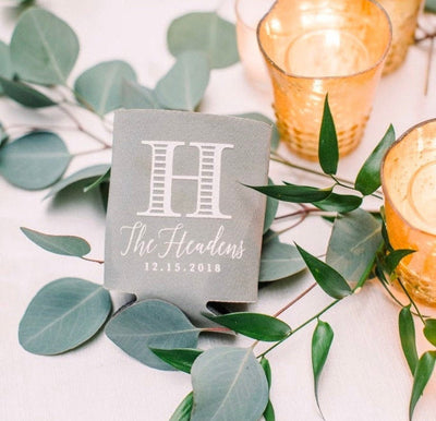 Wedding Venue Illustration Can Coolers
