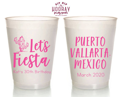 Puerto Vallarta Fiesta Frosted Cups, #1983