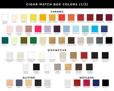 Cigar Bar Matchboxes
