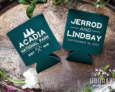 Wilderness National Park Wedding Can Cooler #2028