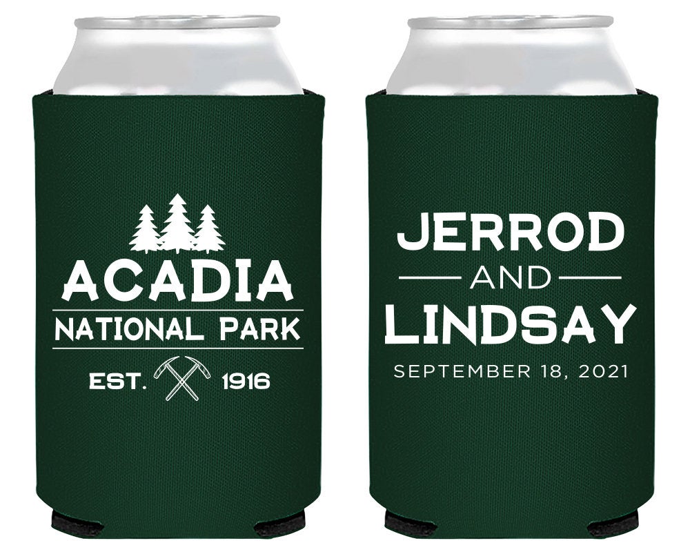 Wilderness National Park Wedding Can Cooler #2028