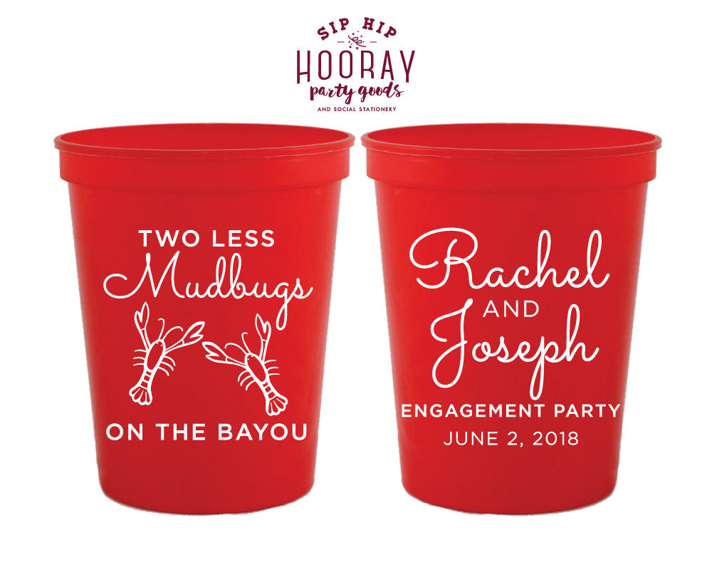 Two Less Mudbugs Stadium Cups #2030