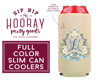 Full Color Slim Can Coolers