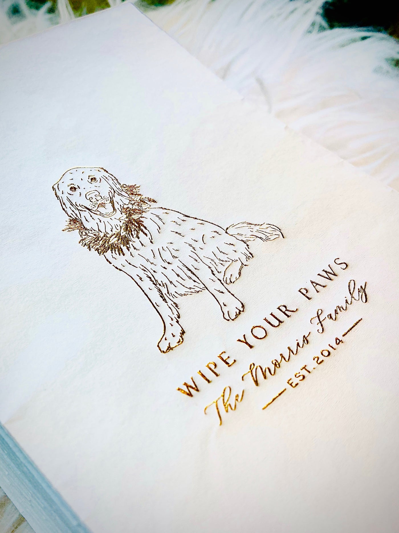 Pet Drawing Guest Towels