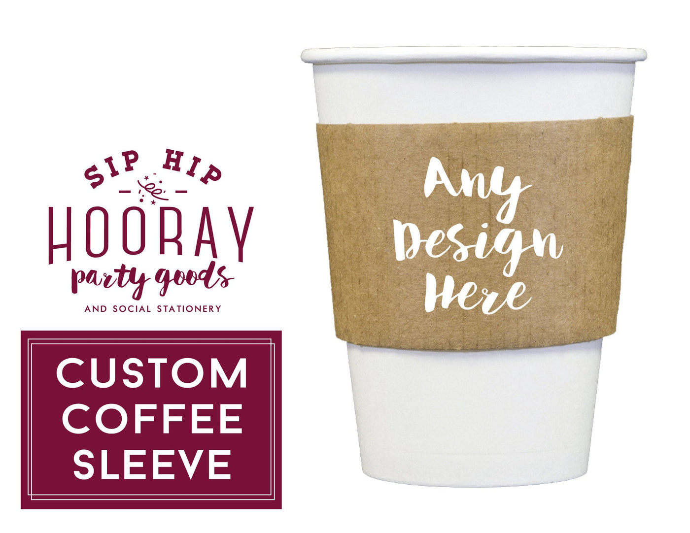 Let Love Brew Coffee Cup Sleeves