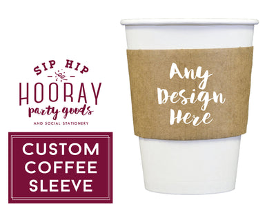 Baby Shower Coffee Sleeves